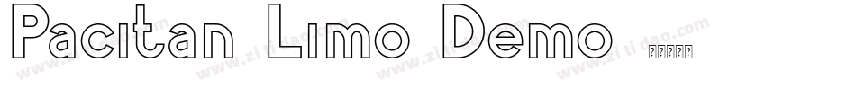 Pacitan Limo Demo字体转换